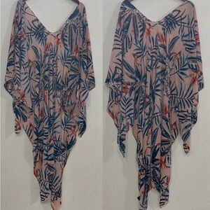 Izzy & Lola Tropical Print Swim Cover-Up